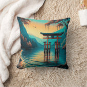 静けさの囁き聖門 クッション (ブランケット)