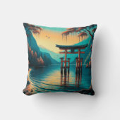 静けさの囁き聖門 クッション (正面)