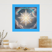 静けさの導き星：希望の光 ポスター (キッチン)