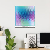 静けさの波 ポスター (ホームオフィス)