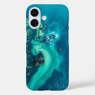 静けさの波 – 平和な景色 iPhone 16ケース