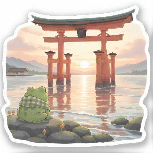 静けさの潮流 シール (正面)