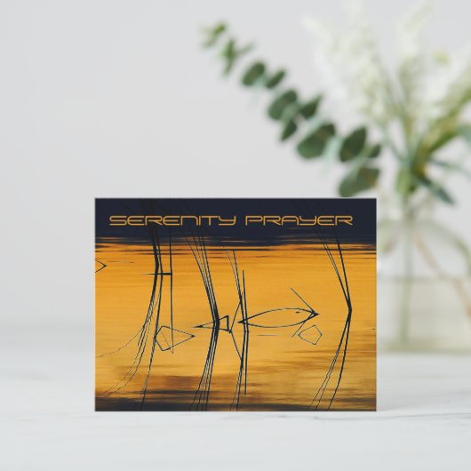 静けさの祈り ポストカード (スタンド正面)