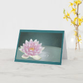 静けさの空白のな挨拶状 カード (黄色い花)