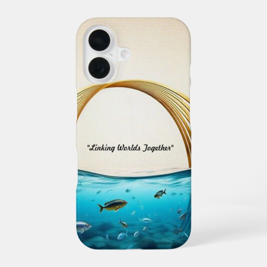 静けさの道 iPhone 16ケース (裏面)