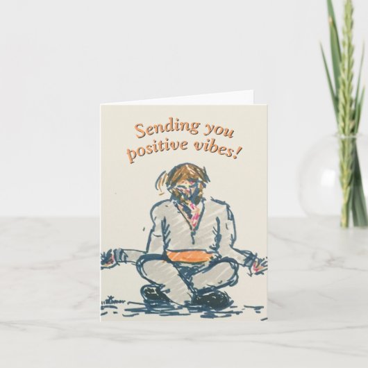 静けさの「ポジティブなエネルギー」カード カード (正面)