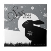 静けさは話します タイル (正面)