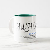 静けさ猫! マグ! ツートーンマグカップ (正面左)