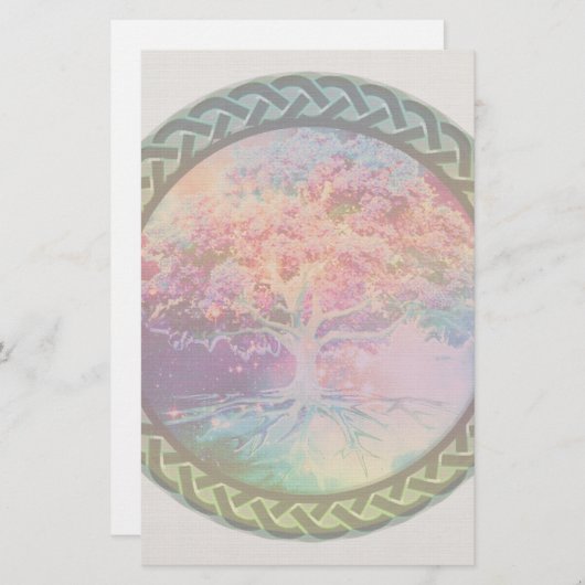静けさ生命の樹 便箋 (正面/裏面)
