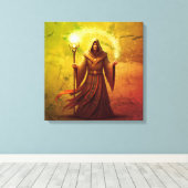 静けさ、" "エネルギー" "ノスタルジア キャンバスプリント (インサイチュ (ウッドフロア))