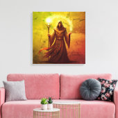 静けさ、" "エネルギー" "ノスタルジア キャンバスプリント (インサイチュ (リビング))