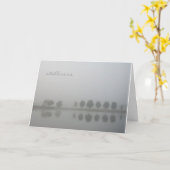 静けさ カード (黄色い花)