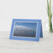 静けさ カード (正面)