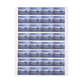 静けさ ラップアラウンド宛名ラベル (シート)