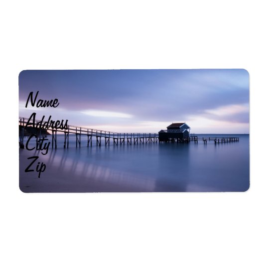 静けさ ラベル (正面)