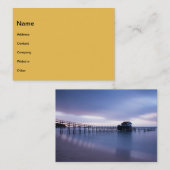 静けさ 名刺 (正面/裏面)