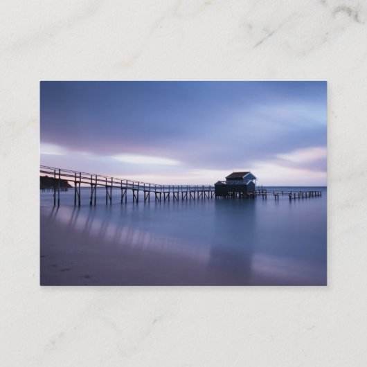 静けさ 名刺 (裏面)