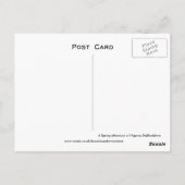 静けさ、美しい教会の墓地。ホピス・イギリス ポストカード (裏面)