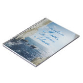 静けさ" 6.5"の螺線形ノート"x8.75 " ノートブック (左側)