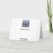 静けさ- Boqueron湾、プエルトリコ カード (裏面)