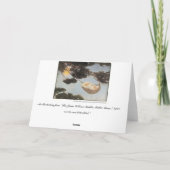 静けさBYE、ベビーの童謡-カード カード (裏面)