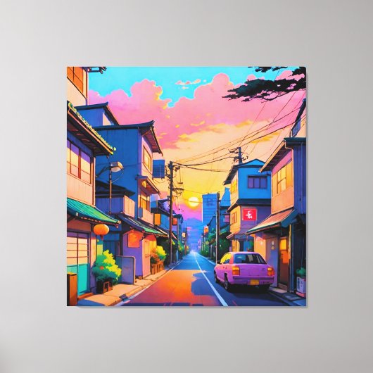 静の通り キャンバスプリント (正面)