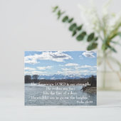 「静まって、わたしが神であることを知れ。わたしは諸国の民のうちで高く評価される。わたしはこの全地で高 ポストカード (スタンド正面)