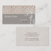 静エレガント静名刺 名刺 (正面/裏面)