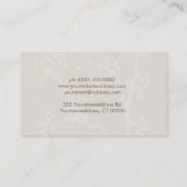 静エレガント静名刺 名刺 (裏面)