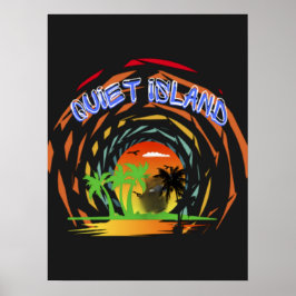 静カリブの島 ポスター