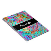 静パーソナライズされた静抽象芸術流動的アート ノートブック (右側)