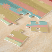 静リラックスかな花 ジグソーパズル (側面)