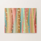 静リラックスかな花 ジグソーパズル (横)