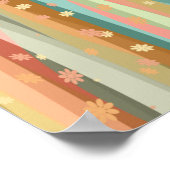 静リラックスかな花 ポスター (角)