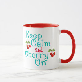 静保かさくらんぼオンMug マグカップ