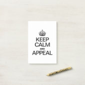 静保かでアピール ポストイット (デスク上)