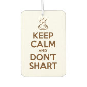 静保かでシャートしない カーエアーフレッシュナー (正面)