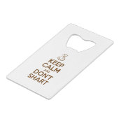 静保かでシャートしない クレジットカード栓抜き (正面アングル)