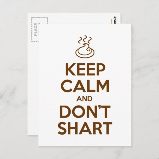 静保かでシャートしない ポストカード (正面/裏面)