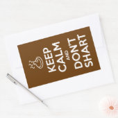 静保かでシャートしない 長方形シール (封筒)