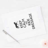 静保かで乗り心地 長方形シール (封筒)