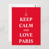 静保かで愛するパリ ポストカード (正面/裏面)