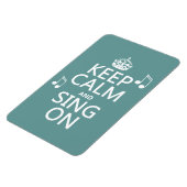 静保かで歌う – すべての色 マグネット (左側)