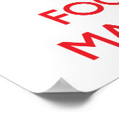 静保かで武術アートに集中 ポスター (角)