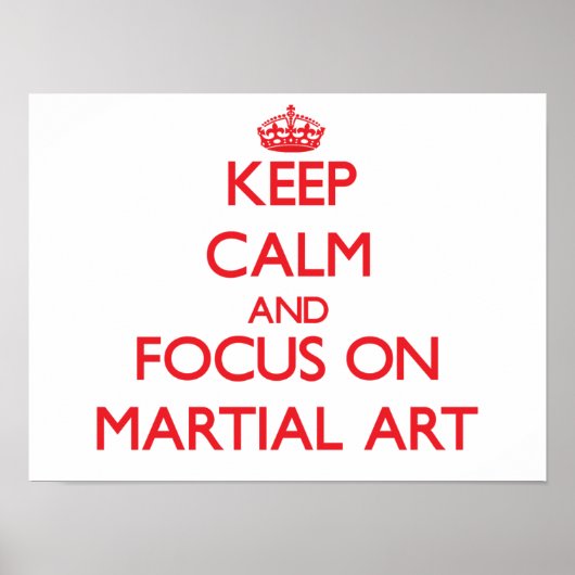 静保かで武術アートに集中 ポスター (正面)
