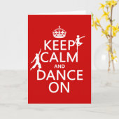 静保かで踊る（すべての色で） カード (黄色い花)