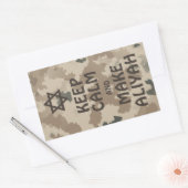 静保かなアリヤを作る – 砂漠 長方形シール (封筒)