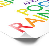 静保かなウンチレインボーズユニコーン フォトプリント            (角)