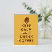 静保かなコーヒー飲料 ポストカード (スタンド正面)