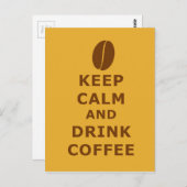 静保かなコーヒー飲料 ポストカード (正面/裏面)